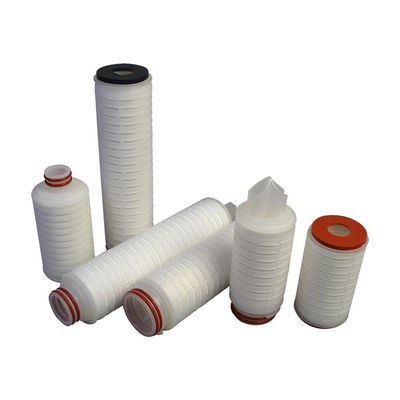 28mm ID PTFE PP ไส้กรองจีบพร้อม 226222 Flat / Fin